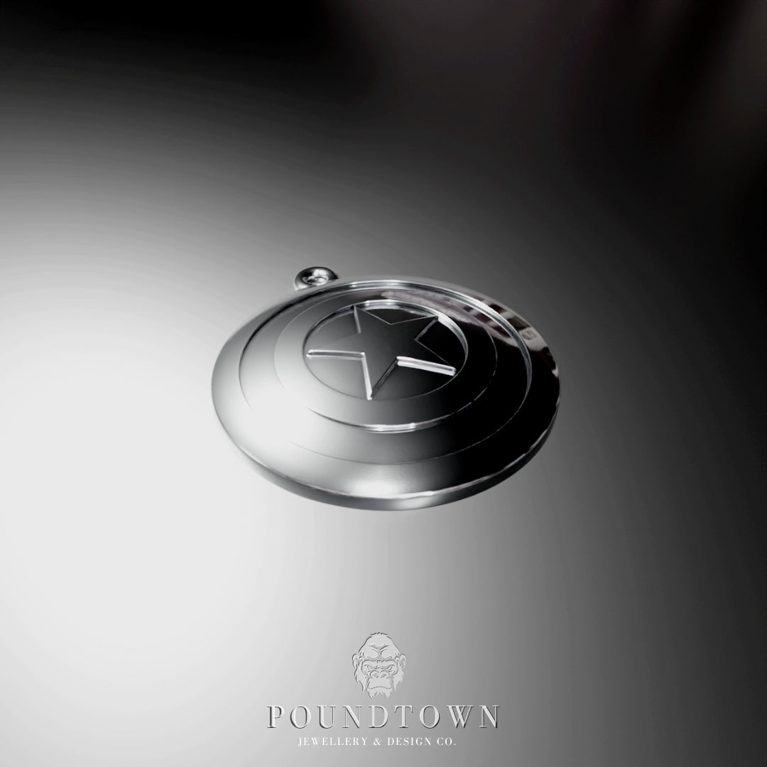 Captain America Shield Pendant