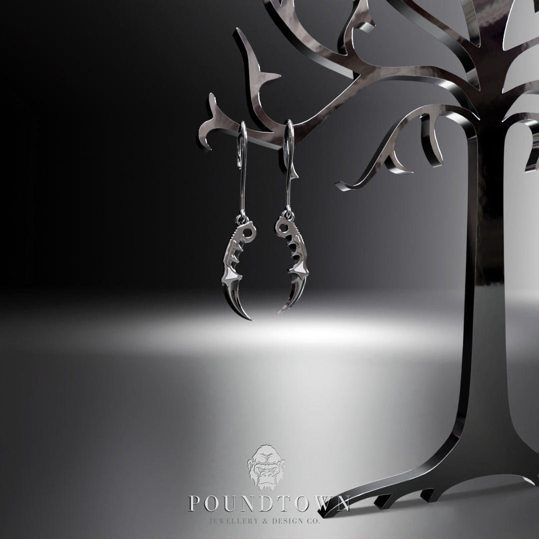 CS Karambit Earrings