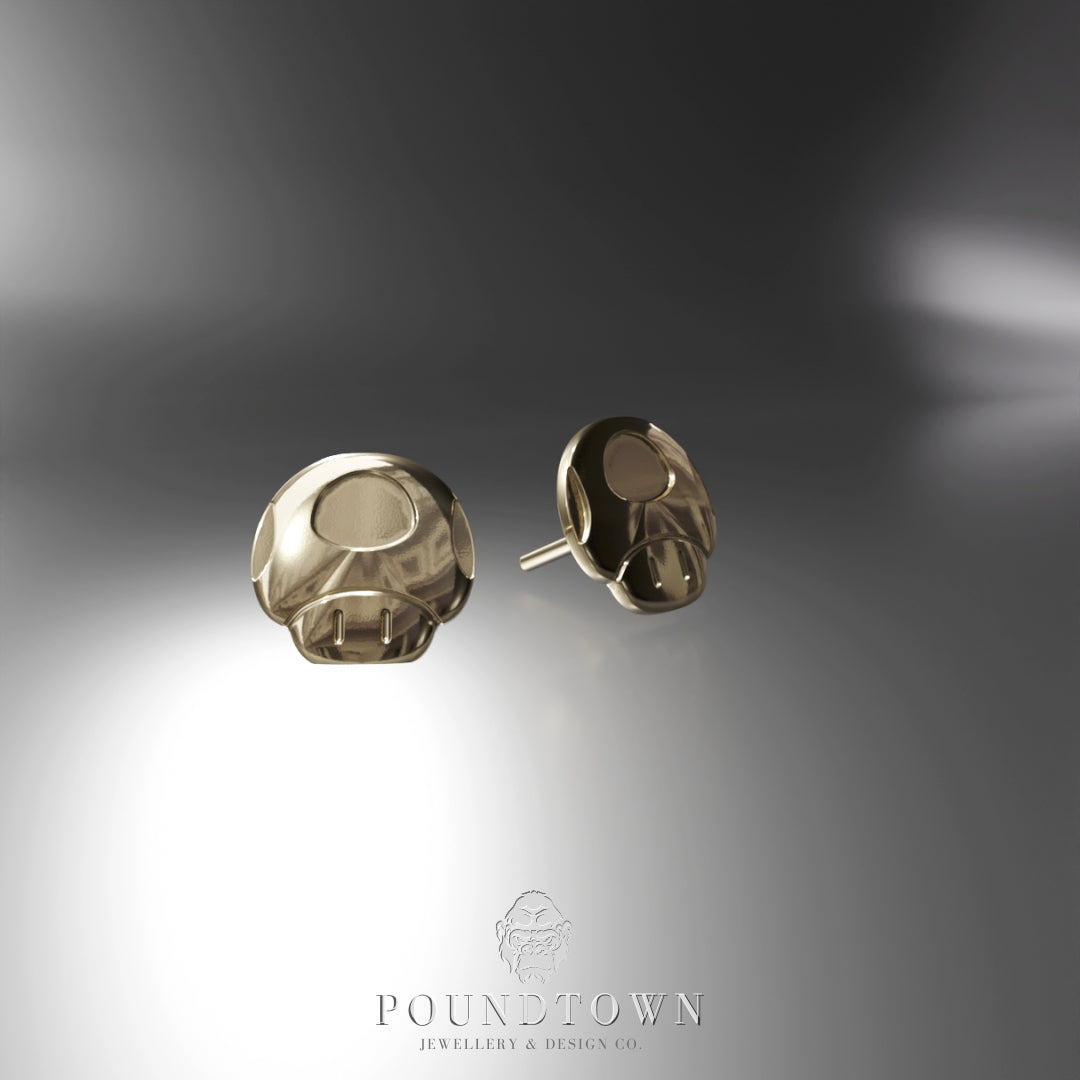 Mario Mushroom studs