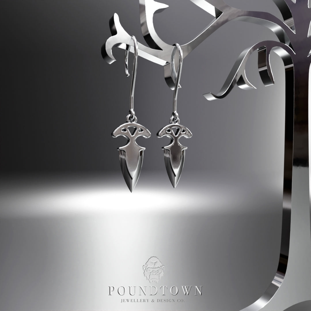 CS Shadow Dagger Earrings