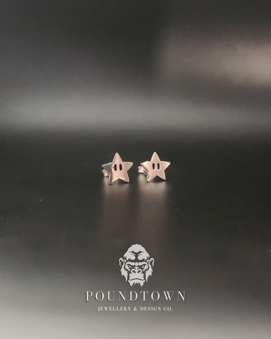 Mario Star studs