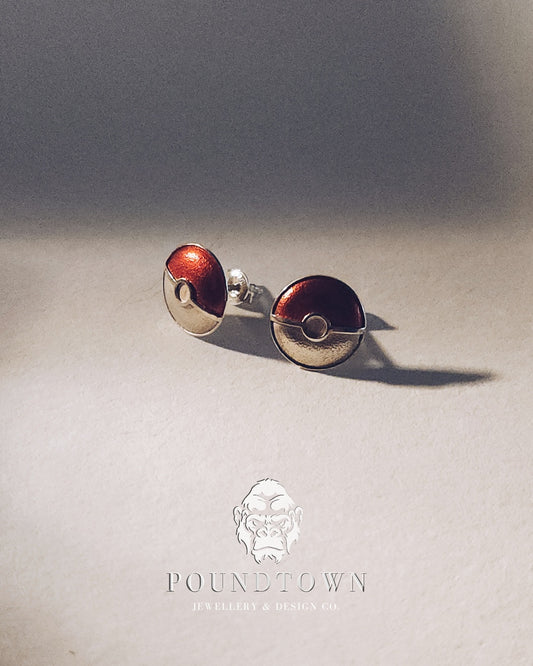 PokeBall Studs in Colour